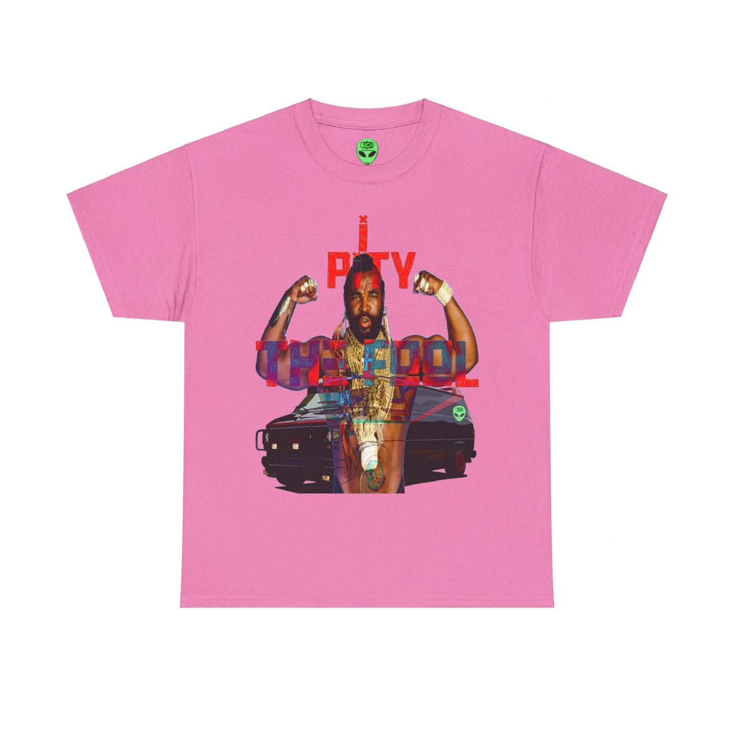 Vintage 80s TV Graphic Tee - Mohawk Icon Quote Streetwear Print (Bachi)