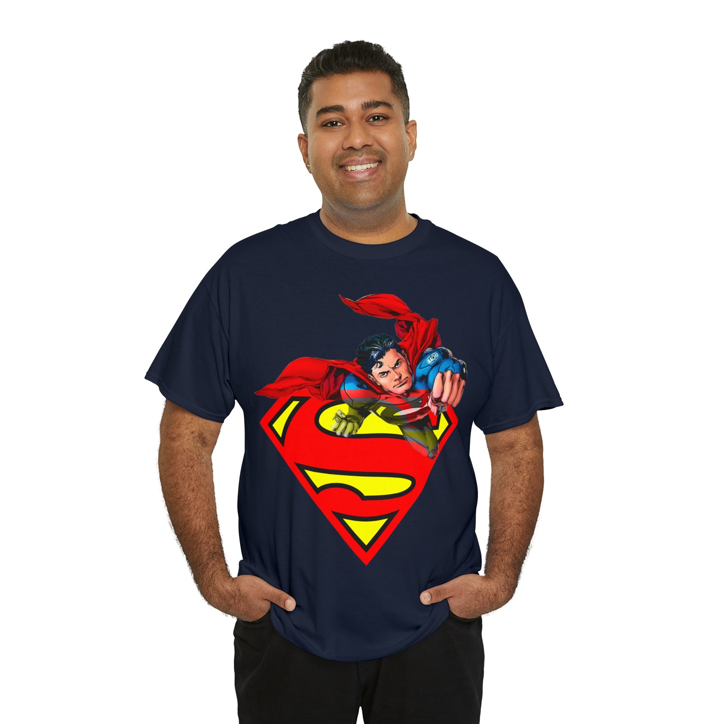 Vintage Comic Hero Graphic Tee - Cape Streetwear Print (Bachi)