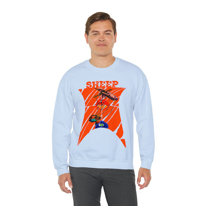 Unisex Sweatshirt Sheep And Puppet