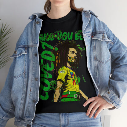 Oversized Graphic Tee - Reggae Legend Portrait Streetwear Print (Bachi)