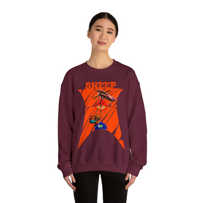 Unisex Sweatshirt Sheep And Puppet