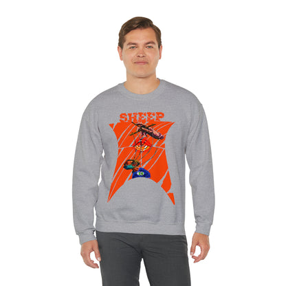 Unisex Sweatshirt Sheep And Puppet