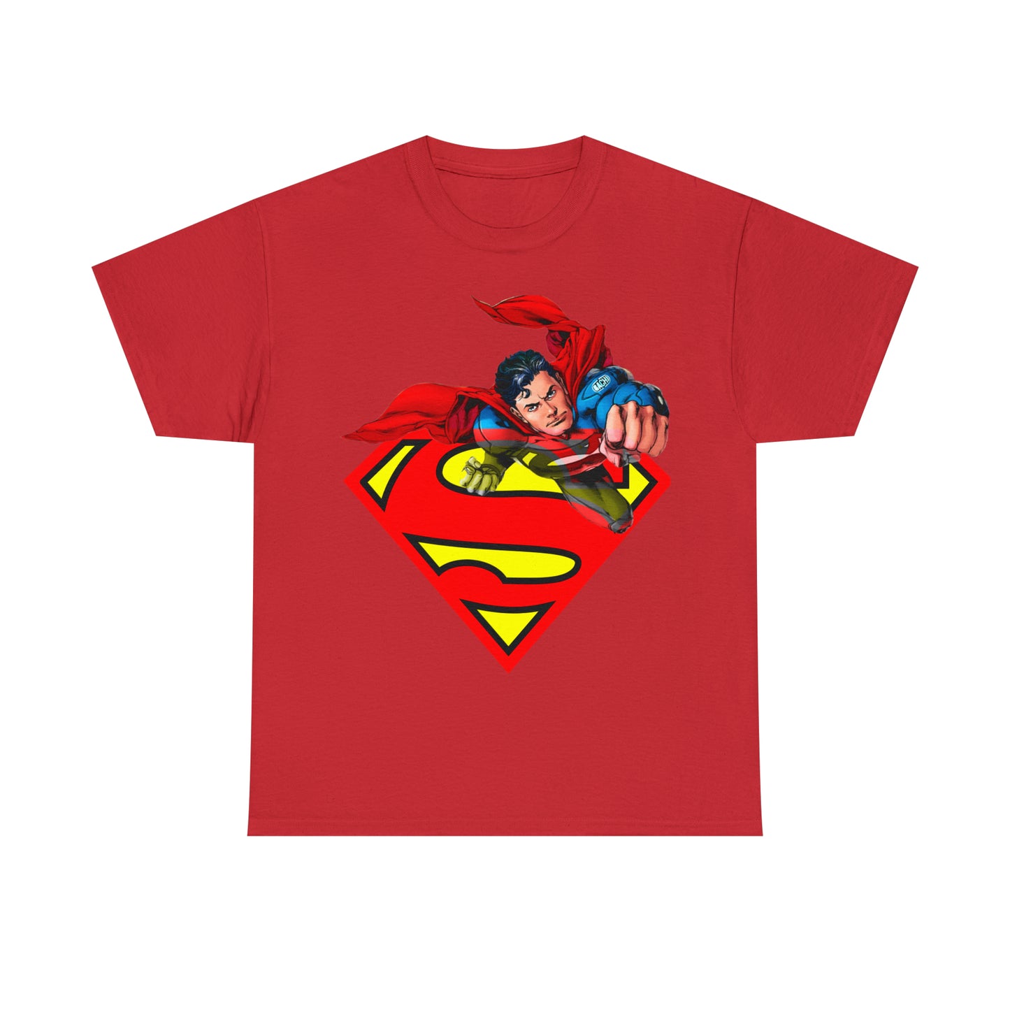 Vintage Comic Hero Graphic Tee - Cape Streetwear Print (Bachi)