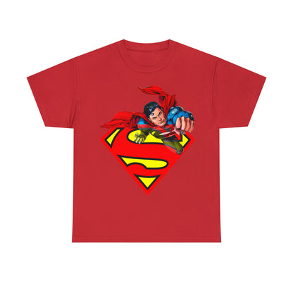 Vintage Comic Hero Graphic Tee - Cape Streetwear Print (Bachi)