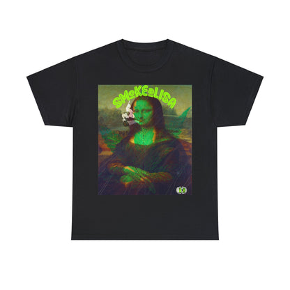 Raw Edge Pop Art Graphic Tee - Renaissance Parody Streetwear Print (Bachi)