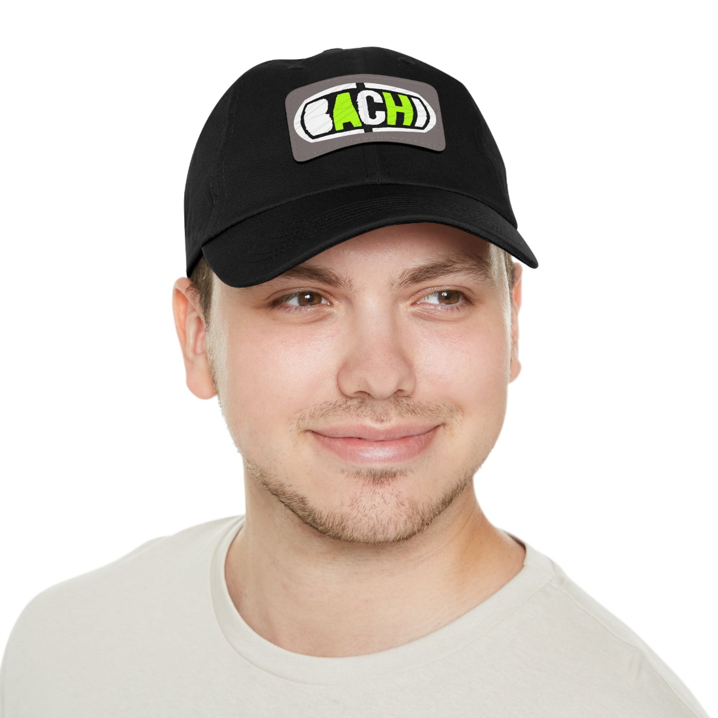 Leather Patch Hat Bachi Printify