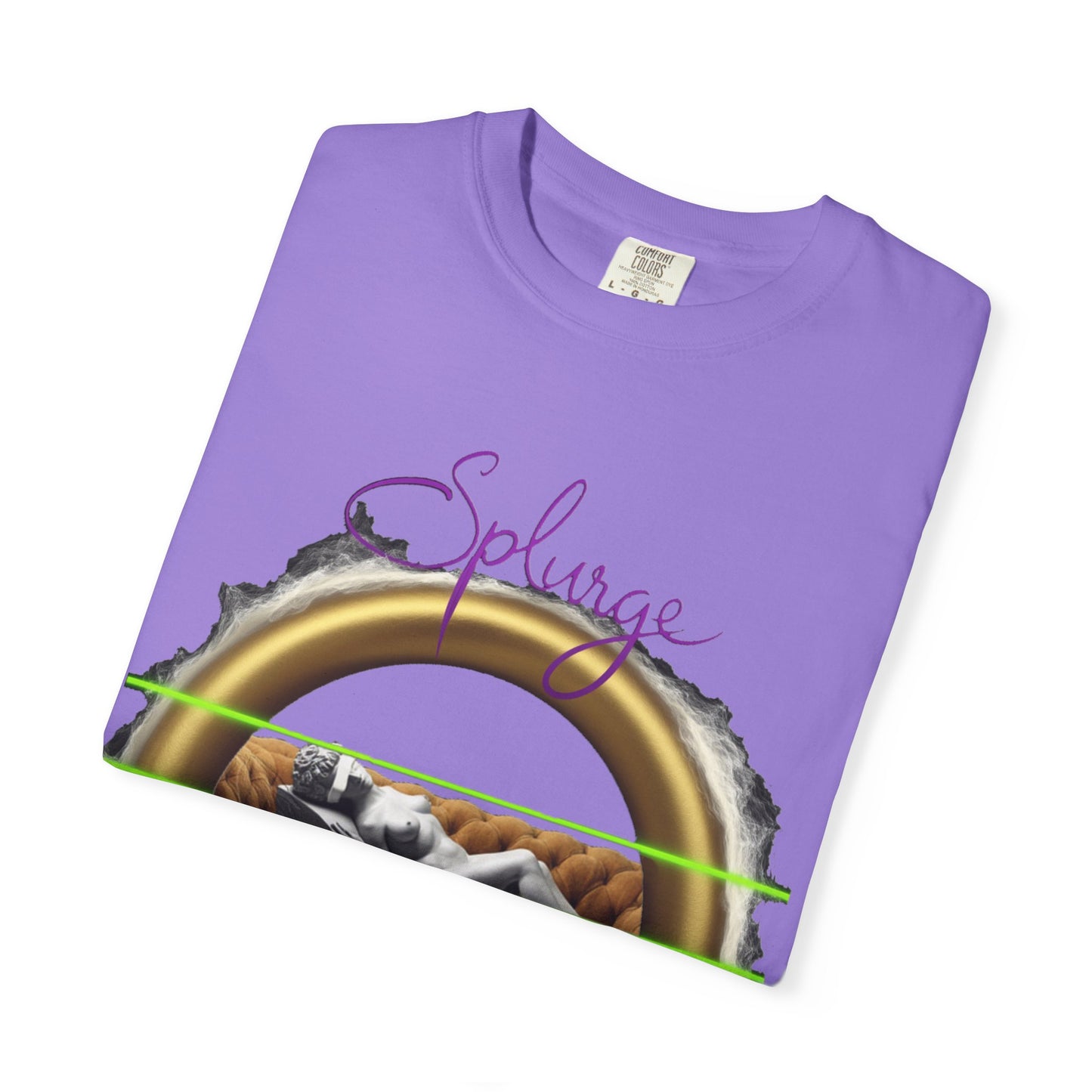 Oversized T-shirt Splurge Artistic Statue