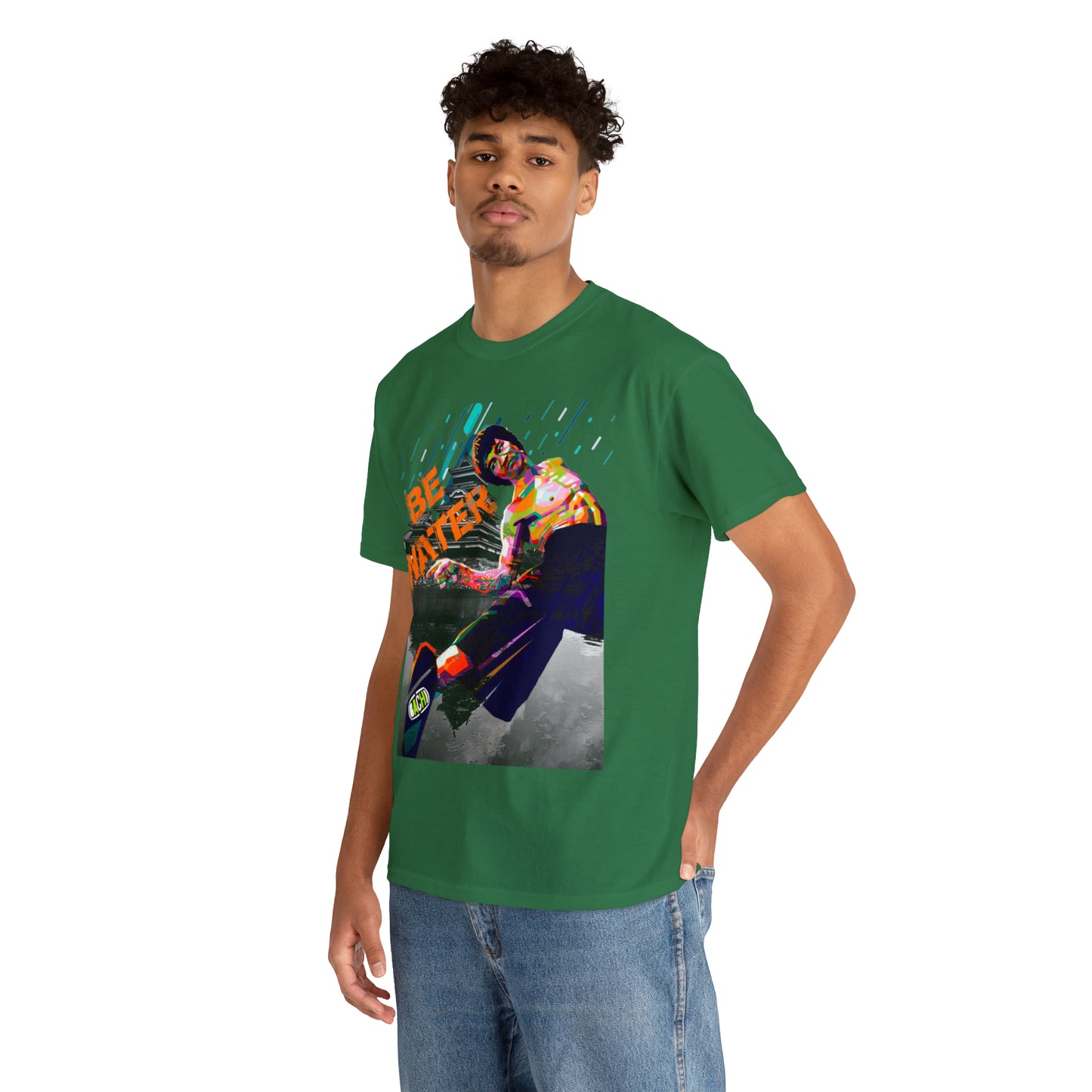 Vintage Martial Arts Graphic Tee - Kung Fu Legend Quote Print (Bachi)