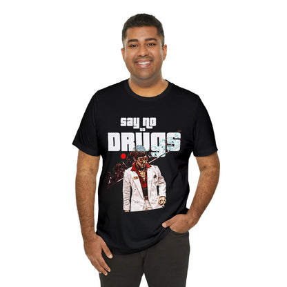 Vintage Graphic Tee - Cult Cinema White Jacket Portrait Print (Bachi)