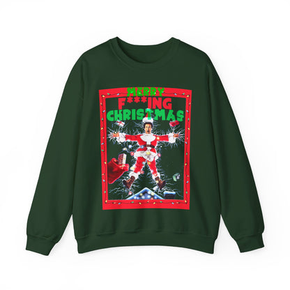 Vintage Holiday Graphic Sweatshirt - 80s Comedy Cinema Print (Bachi)