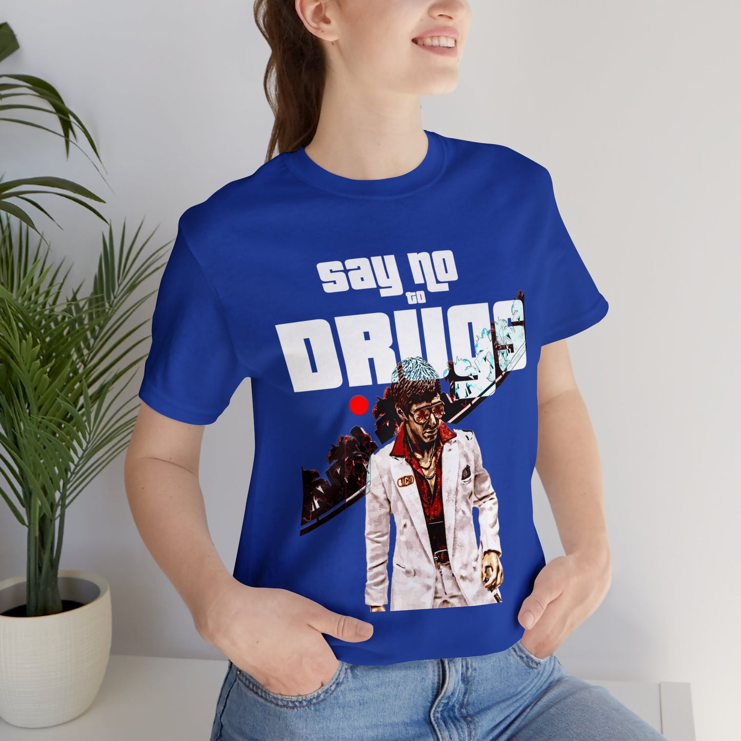 Vintage Graphic Tee - Cult Cinema White Jacket Portrait Print (Bachi)
