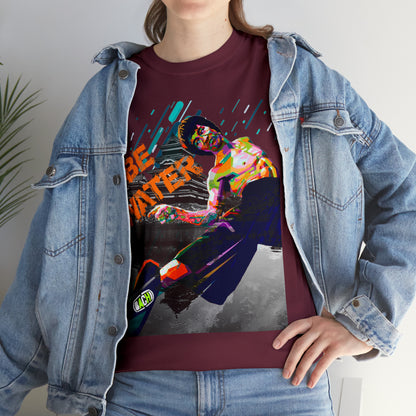 Vintage Martial Arts Graphic Tee - Kung Fu Legend Quote Print (Bachi)