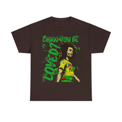 Oversized Graphic Tee - Reggae Legend Portrait Streetwear Print (Bachi)