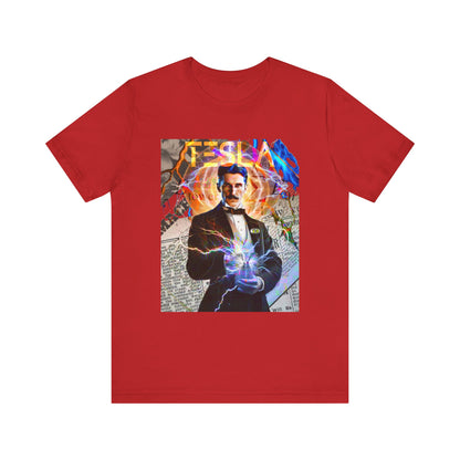 Vintage Science Icon Graphic Tee - Inventor Portrait Streetwear Print (Bachi)