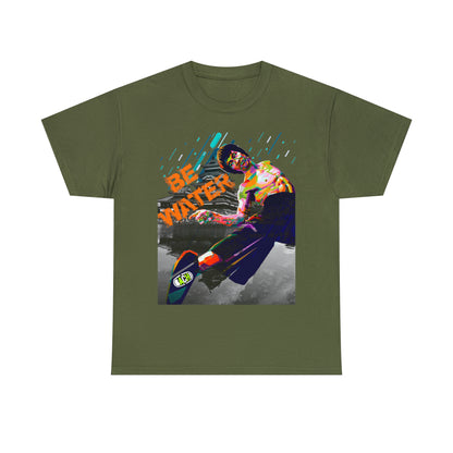 Vintage Martial Arts Graphic Tee - Kung Fu Legend Quote Print (Bachi)
