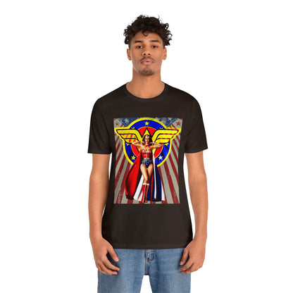 Vintage Fantasy Graphic Tee - Warrior Princess Streetwear Print (Bachi)