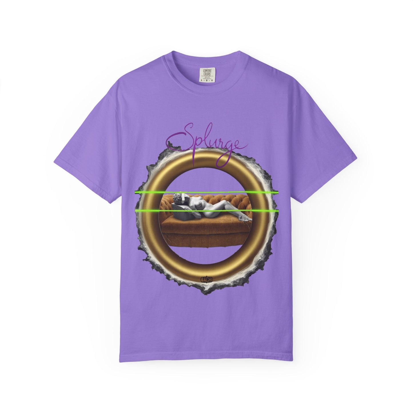Oversized T-shirt Splurge Artistic Statue