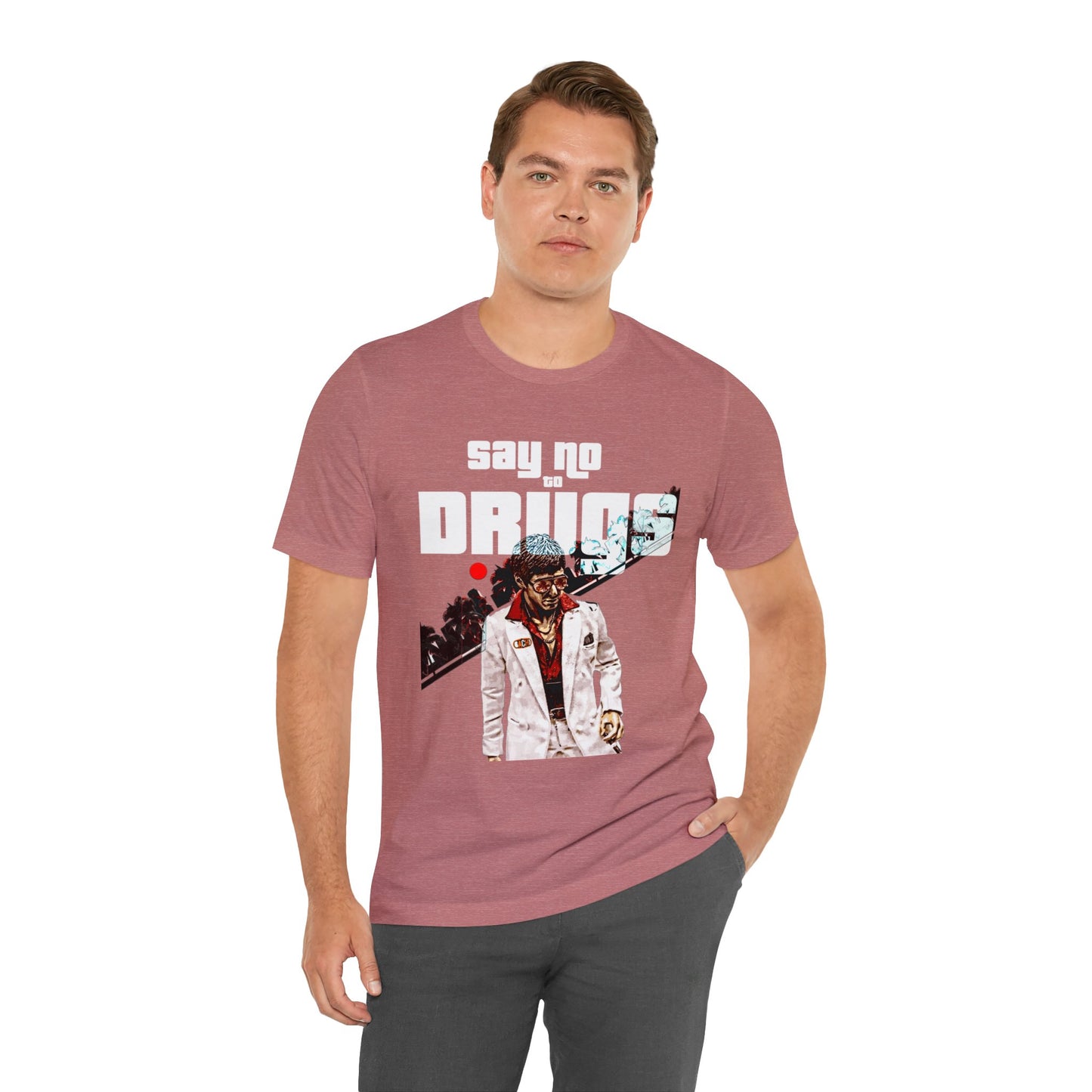 Vintage Graphic Tee - Cult Cinema White Jacket Portrait Print (Bachi)