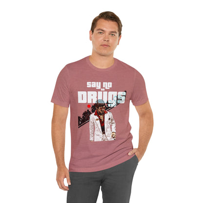 Vintage Graphic Tee - Cult Cinema White Jacket Portrait Print (Bachi)