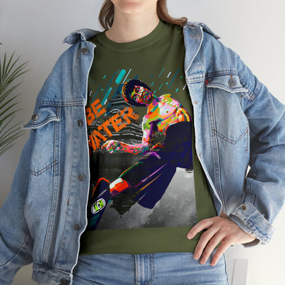 Vintage Martial Arts Graphic Tee - Kung Fu Legend Quote Print (Bachi)