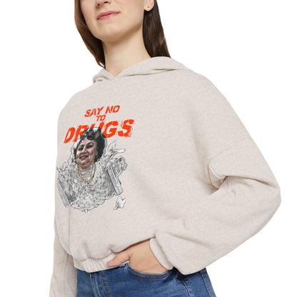 Cinched Hem Graphic Hoodie - Latin Icon Streetwear Print (Bachi)