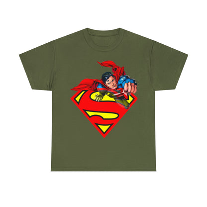 Vintage Comic Hero Graphic Tee - Cape Streetwear Print (Bachi)