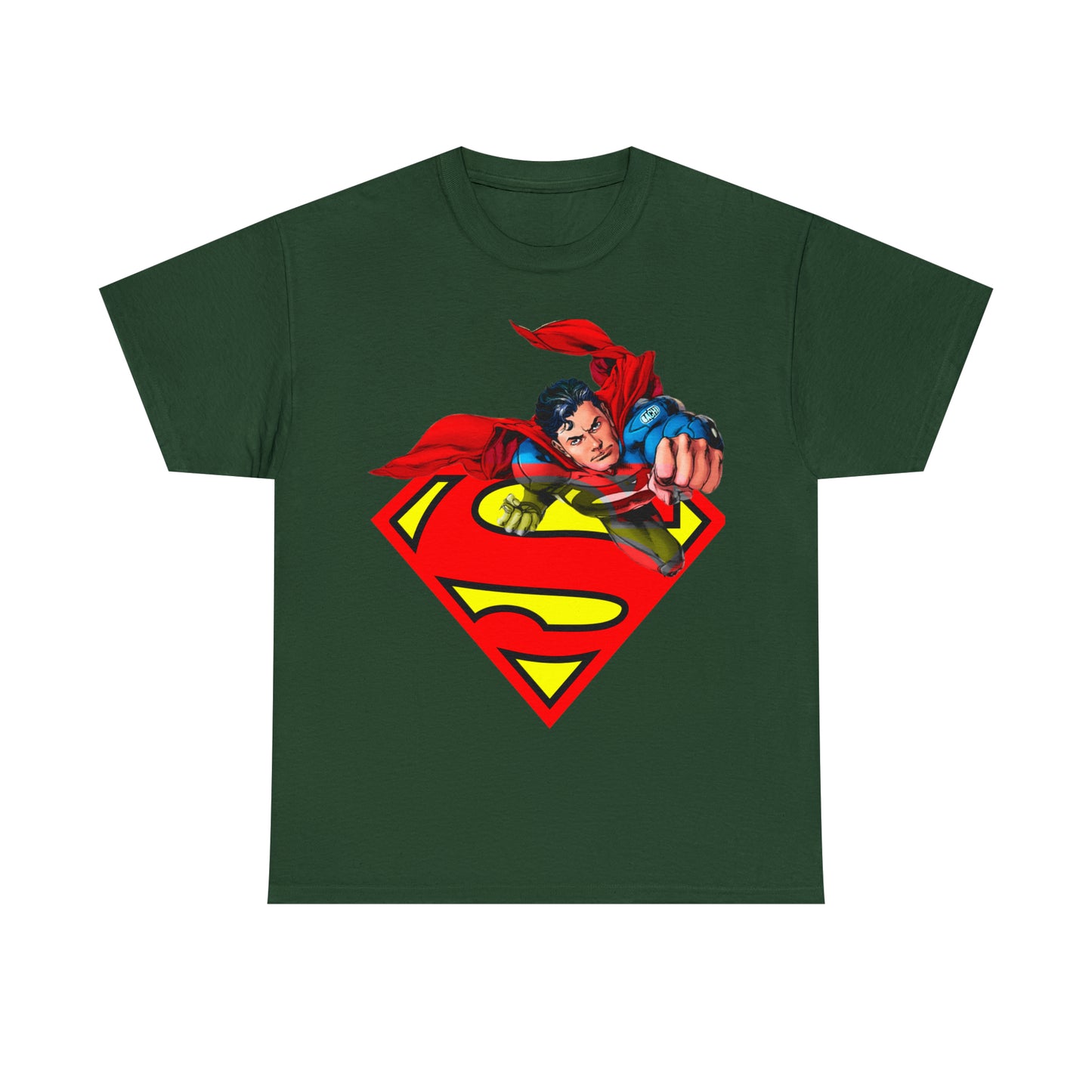 Vintage Comic Hero Graphic Tee - Cape Streetwear Print (Bachi)