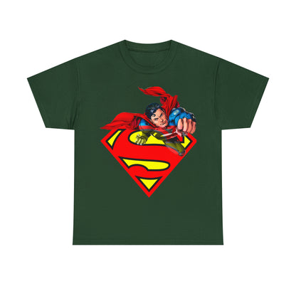 Vintage Comic Hero Graphic Tee - Cape Streetwear Print (Bachi)