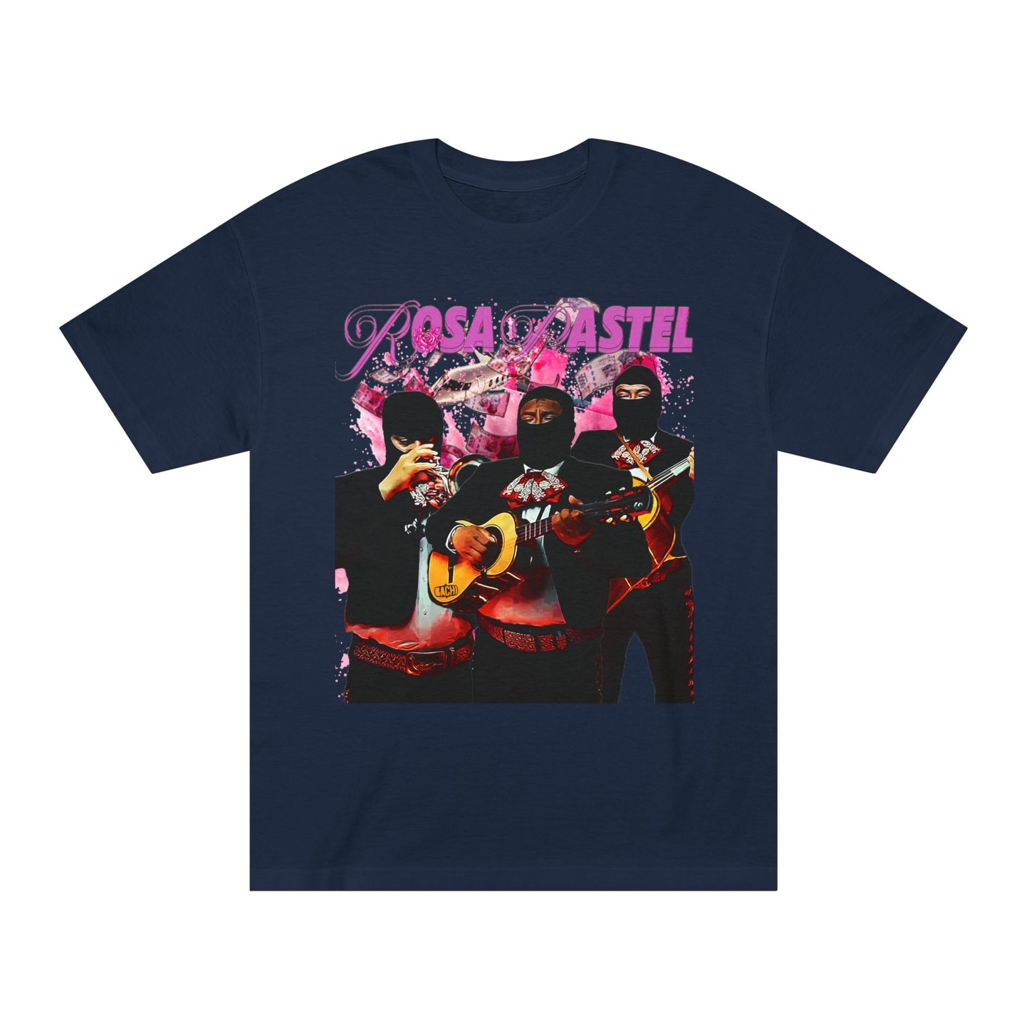 Unisex T-shirt Rosa Pastel Peso Pluma
