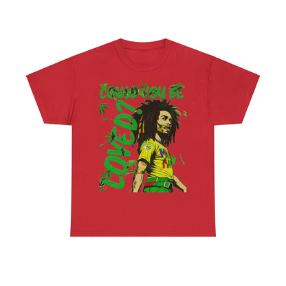Oversized Graphic Tee - Reggae Legend Portrait Streetwear Print (Bachi)
