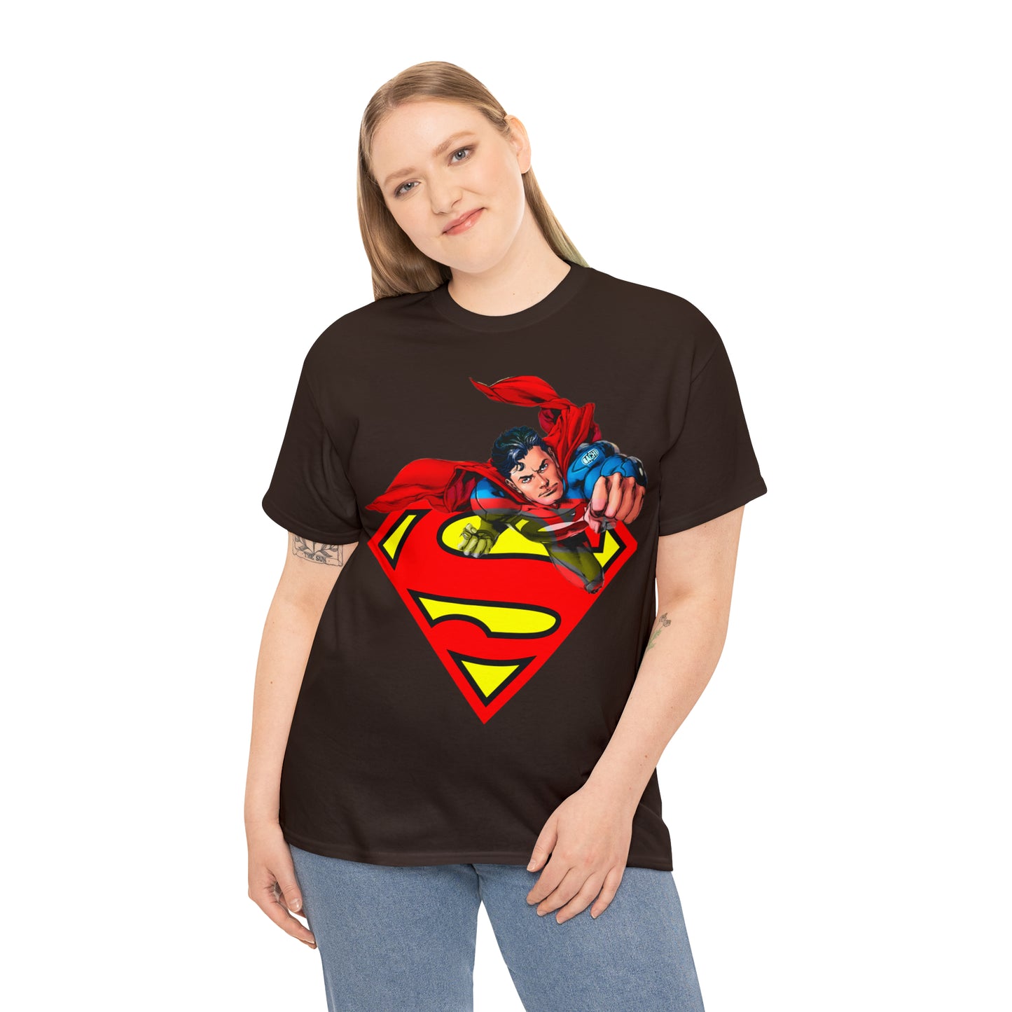 Vintage Comic Hero Graphic Tee - Cape Streetwear Print (Bachi)