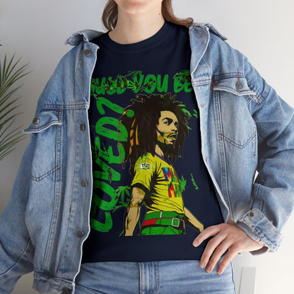 Oversized Graphic Tee - Reggae Legend Portrait Streetwear Print (Bachi)