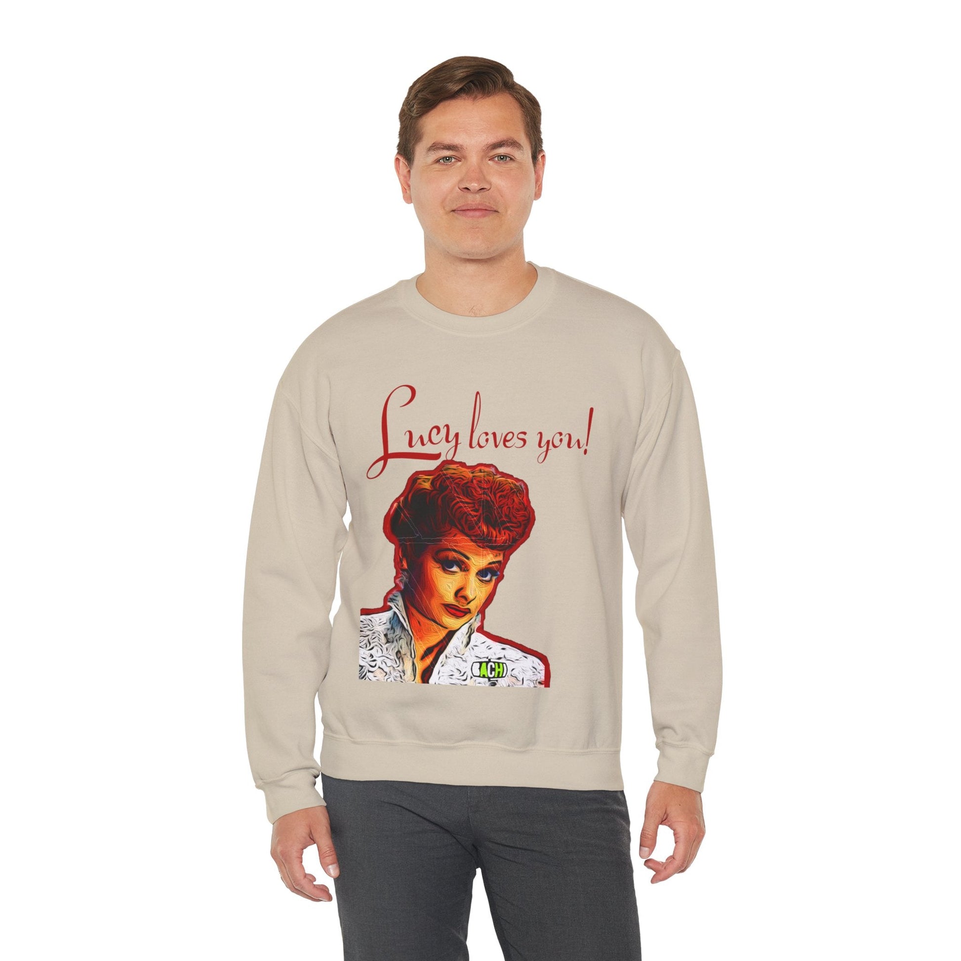 Unisex Sweatshirt Lucy Loves You Printify