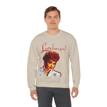 Unisex Sweatshirt Lucy Loves You Printify