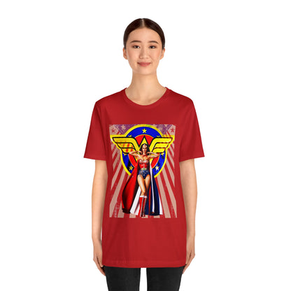 Vintage Fantasy Graphic Tee - Warrior Princess Streetwear Print (Bachi)