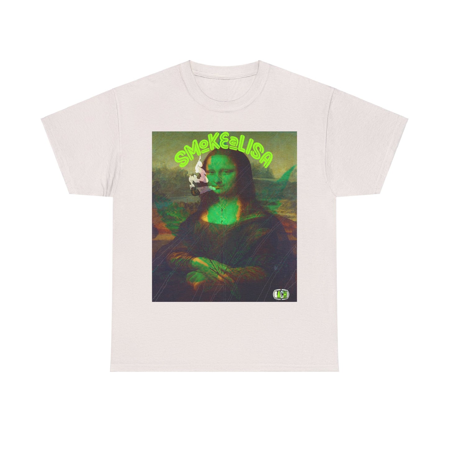 Raw Edge Pop Art Graphic Tee - Renaissance Parody Streetwear Print (Bachi)