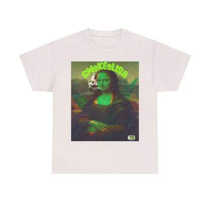 Raw Edge Pop Art Graphic Tee - Renaissance Parody Streetwear Print (Bachi)