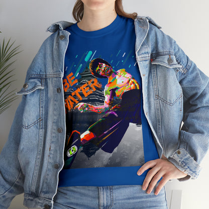 Vintage Martial Arts Graphic Tee - Kung Fu Legend Quote Print (Bachi)