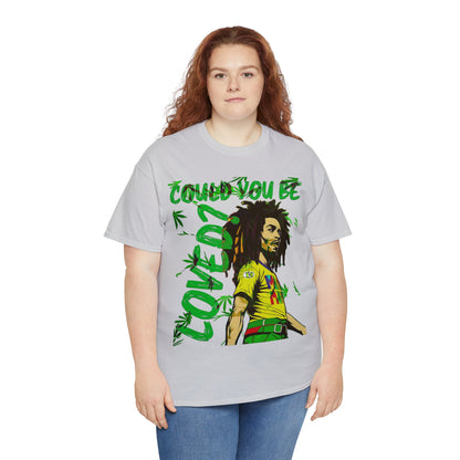 Oversized Graphic Tee - Reggae Legend Portrait Streetwear Print (Bachi)