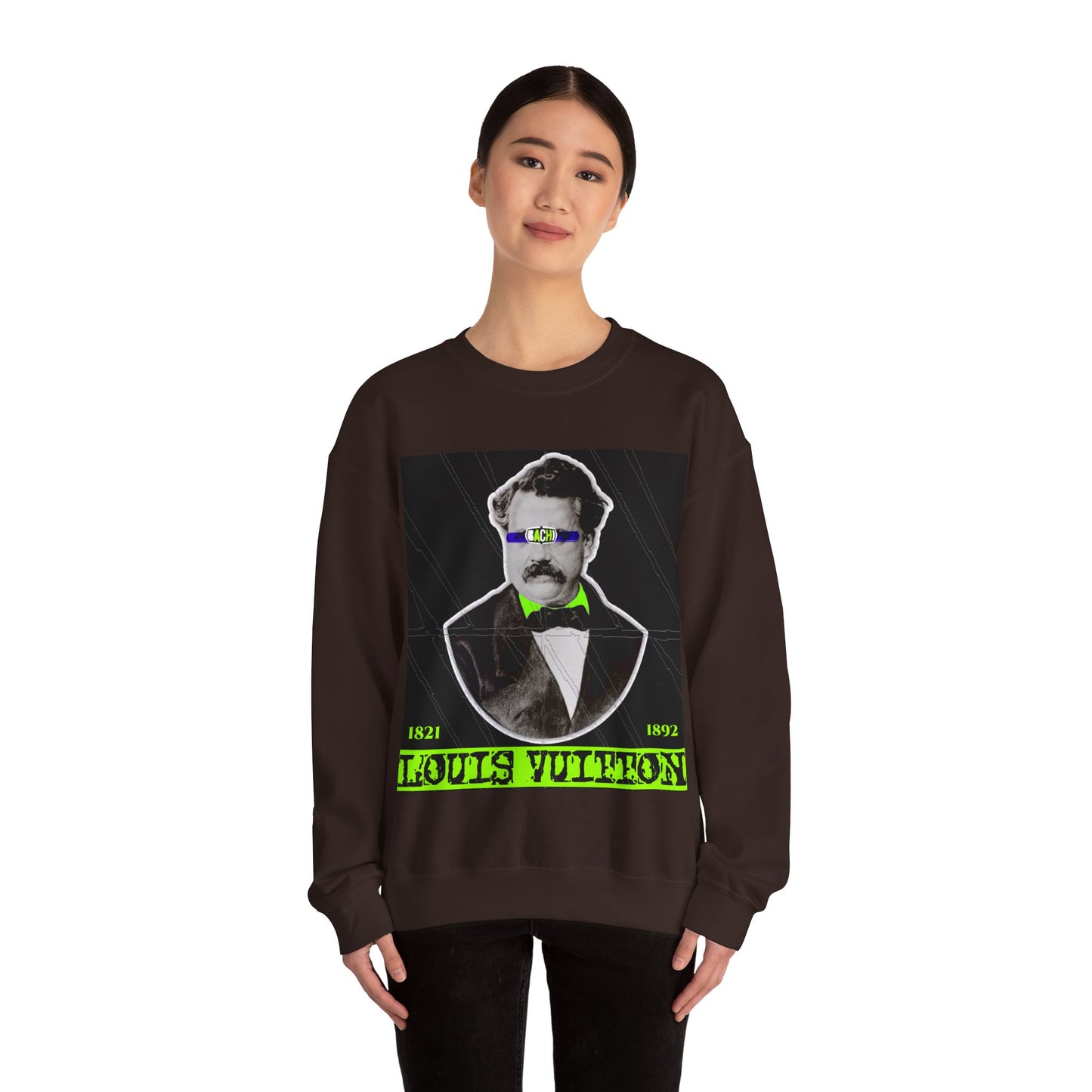Heavyweight Monogram Print Sweatshirt - Luxury Tribute Streetwear (Bachi)