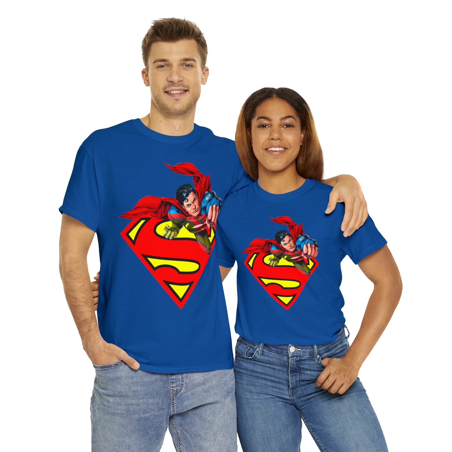 Vintage Comic Hero Graphic Tee - Cape Streetwear Print (Bachi)