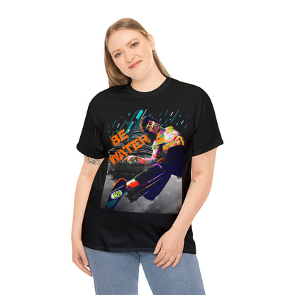 Vintage Martial Arts Graphic Tee - Kung Fu Legend Quote Print (Bachi)