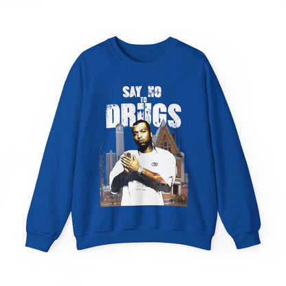 Heavyweight Streetwear Sweatshirt - Detroit Hip-Hop Legend Graphic (Bachi)