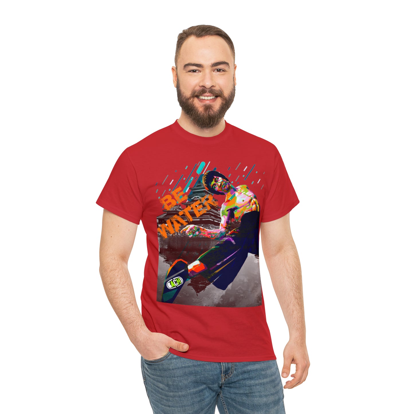 Vintage Martial Arts Graphic Tee - Kung Fu Legend Quote Print (Bachi)