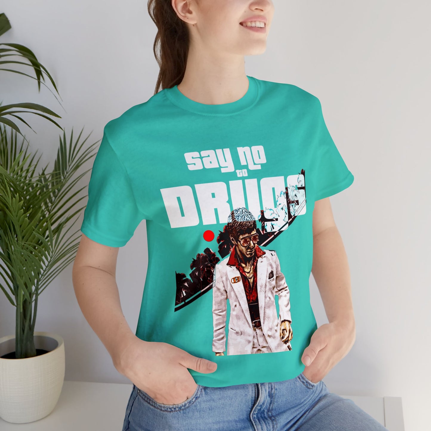 Vintage Graphic Tee - Cult Cinema White Jacket Portrait Print (Bachi)