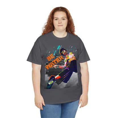 Vintage Martial Arts Graphic Tee - Kung Fu Legend Quote Print (Bachi)