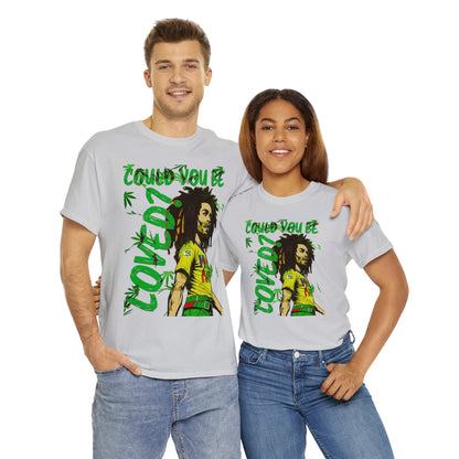 Oversized Graphic Tee - Reggae Legend Portrait Streetwear Print (Bachi)