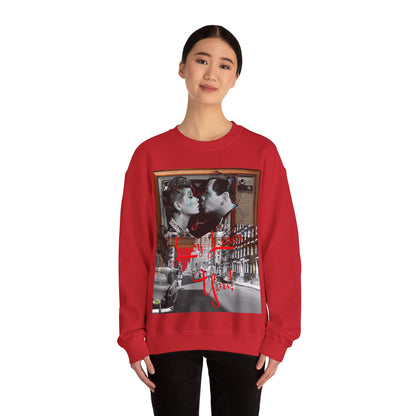 Vintage Sitcom Couple Graphic Sweatshirt - Retro TV Streetwear Print (Bachi)