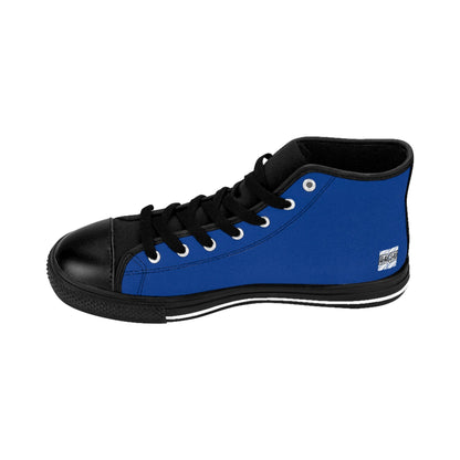 Men's High Top Sneakers Drippers Toronto Skyline  Blue Printify
