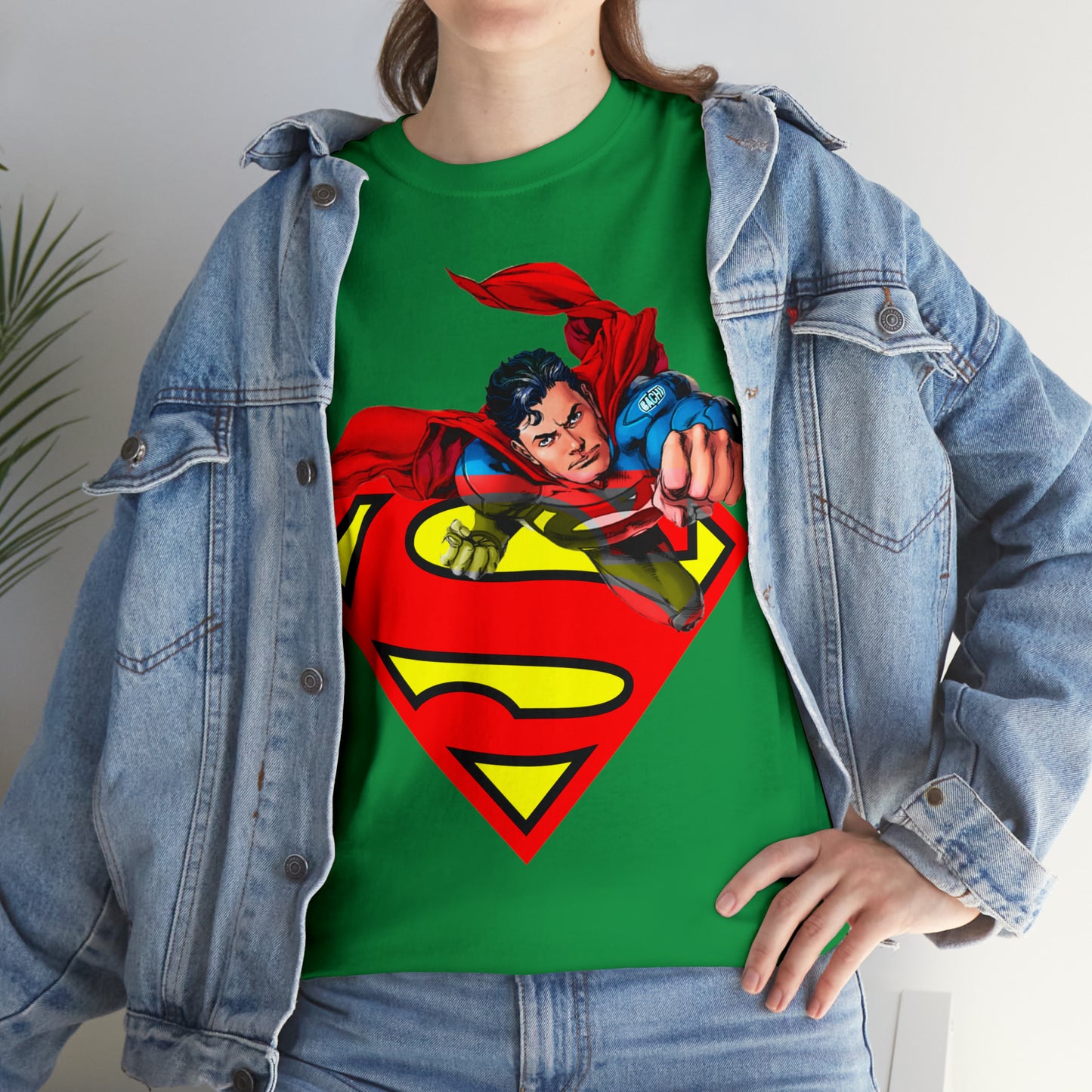 Vintage Comic Hero Graphic Tee - Cape Streetwear Print (Bachi)